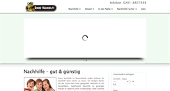 Desktop Screenshot of dinos-nachhilfe.de
